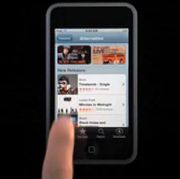 A pantalla táctil é unha das novidades do iPod Touch