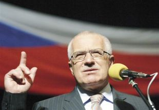 Vaclav Klaus, euroescéptico presidente de Chequia