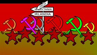 Ilustración da web do Partido Comunista de Polonia