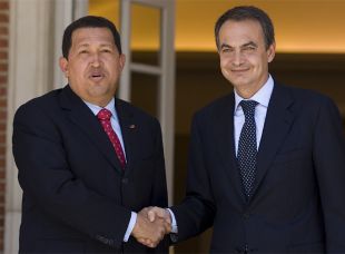 Chávez e Zapatero nunha xuntanza anterior