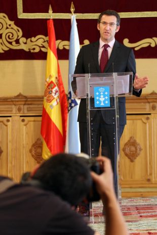 Núñez Feijoo, esta quinta feira tralo Consello da Xunta