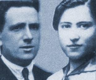 Ánxel Casal e a súa dona