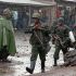 Soldados da forza conxunta entre o Congo e Ruanda