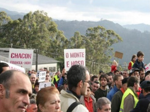 As manifestacións e concentracións sucedéronse nos terreos próximos á Brilat