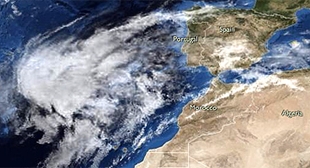 Fotografía do satélite / NASA