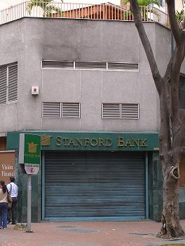 Stanford Bank, pechado despois da s&uacute;a quebra. Xurxo Mart&iacute;nez Crespo