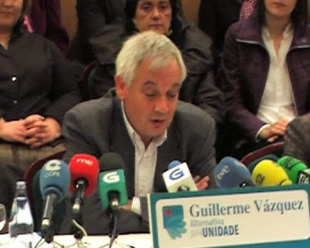 Guillerme Vázquez o día da presentación oficial de Alternativa pola Unidade