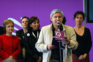Fran Alonso na inauguración do Culturgal 2008