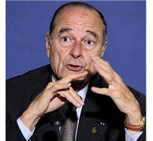 Chirac estaba no poder desde 1995