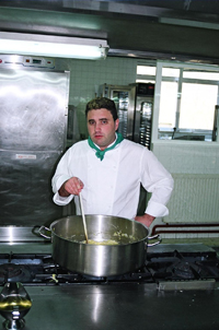 O cociñeiro Martín Álvarez