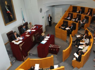 Sesión plenaria na Deputación da Coruña