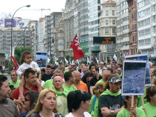 Imaxe da manifestación celebrada o pasado mes de xuño