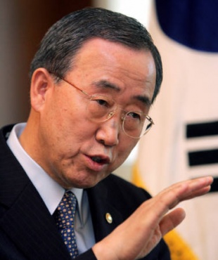 Ban Ki-moon, secretario xeral da ONU