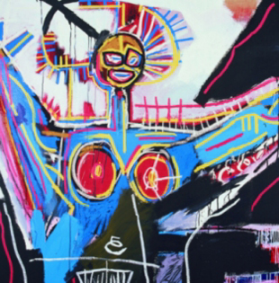 Jean-Michel Basquiat, "Mater", 1982 (detalle