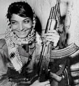 Leila Khaled, en 1970