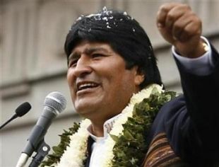 Evo é, dende 1964, o primeiro presidente boliviano que consegue un segundo mandato