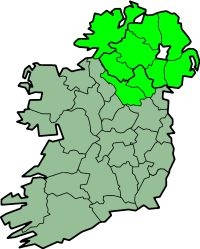 Seis dos condados do Ulster forman Irlanda do Norte