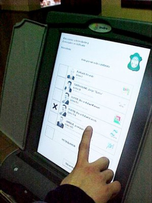 O voto electrónico xa foi posto en práctica en Arxentina