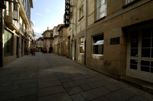 Unha imaxe da zona vella de Pontevedra