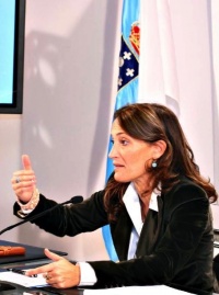A conselleira Teresa Táboas