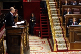 Francisco Jorquera hai poucos días durante a súa intervención no Debate do Estado no Congreso