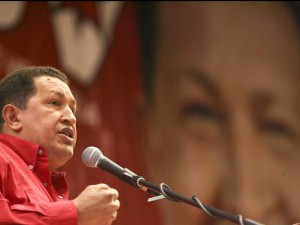 O presidente venezuelano Hugo Chávez por Xurxo Martínez Crespo