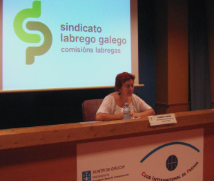 Carme Freire, secretaria xeral do Sindicato Labrego Galego