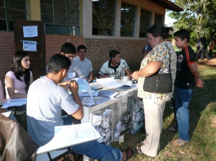 Mesas visitadas en Asunción e no distrito de San Pedro-cidade de Capiibary unha das zonas mais pobres do país