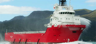 O Siem Danis, buque noruegués contratado para o traballo