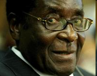 O presidente de Cimbabue, Robert Mugabe