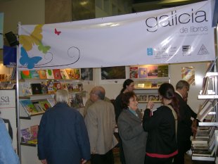 Por primeira vez, a Feira do Libro de Uruguai conta cun stand galego. Foto: M.L.Faraldo