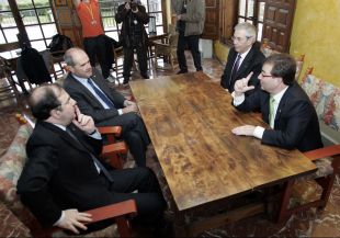 Touriño, cos presidentes de Andalucía, Estremadura e Castela e León, esta quinta feira en Zamora