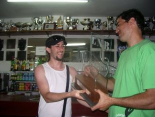 E Rubén, collendo o seu de mans de Markytos, quen se proclamara campión absoluto o ano pasado