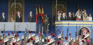 Desfile das Forzas Armadas españolas, o pasado 12 de outubro en Madrid