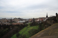 Vista do castelo de Edimburgo / Foto: Antonio Martínez