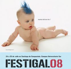 O cartaz do Festigal 2008