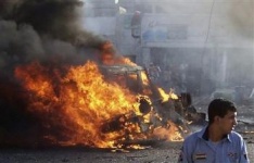 Imaxe do atentado deste s&aacute;bado en Iraq
