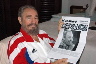 Fidel Castro nunha das últimas imaxes dende que está doente