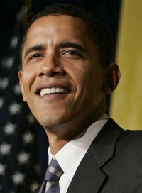 O precandidato presidencial 'demócrata' Barack Obama