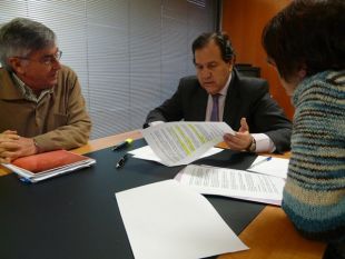 Emilio Rosa Solana, Ricardo García Borregón e Charo Sánchez Parga (clique para ampliar)
