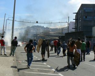 As mobilizacións comezaron a finais de maio, mais na primeira semana de xuño tiveron lugar os enfrontamentos coa policía / Imaxe: Zélia Garcia