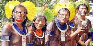 Imaxe dun grupo de indíxenas no Brasil / Foto: papachisimo