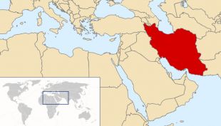 Situación de Irán en Oriente Medio (clique para ampliar o mapa)