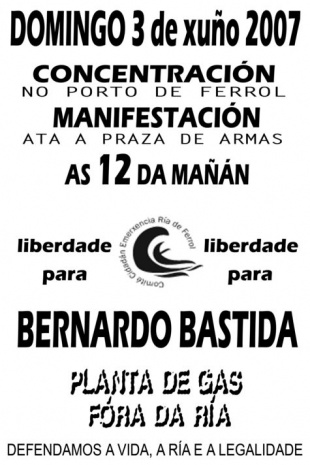 Cartaz da manifestación