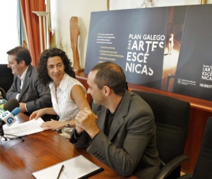 Luís Bará, Ánxela Bugallo e Miguel Martín expoñen o plan