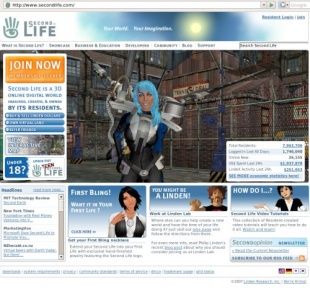 Captura de pantalla de Second Life