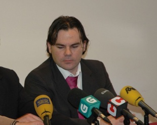 Javi Pardeiro, o outro seleccionador nacional, e adestrador do Burela FS
