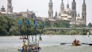 A primeira regata, desenvolvida en Zaragoza, onde venceu o equipo de Urdaibai