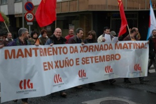 A CIG Ensino na manifestación do 1 de maio