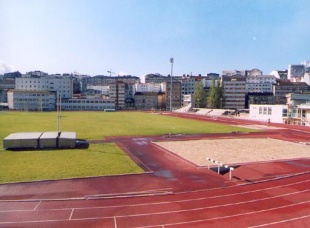 As pistas de atletismo do CGTD de Pontevedra